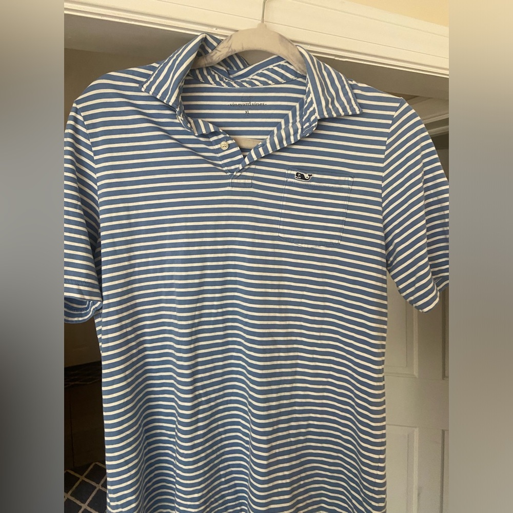 Vineyard Vines Boys XL Cotton striped shirt